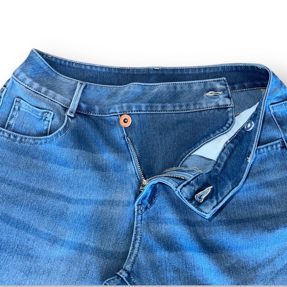 🛍️SALE🛍️ Halara Flex™ Asymmetric Low Rise Baggy Wide Leg Washed Casual Jeans - Picture 7 of 12